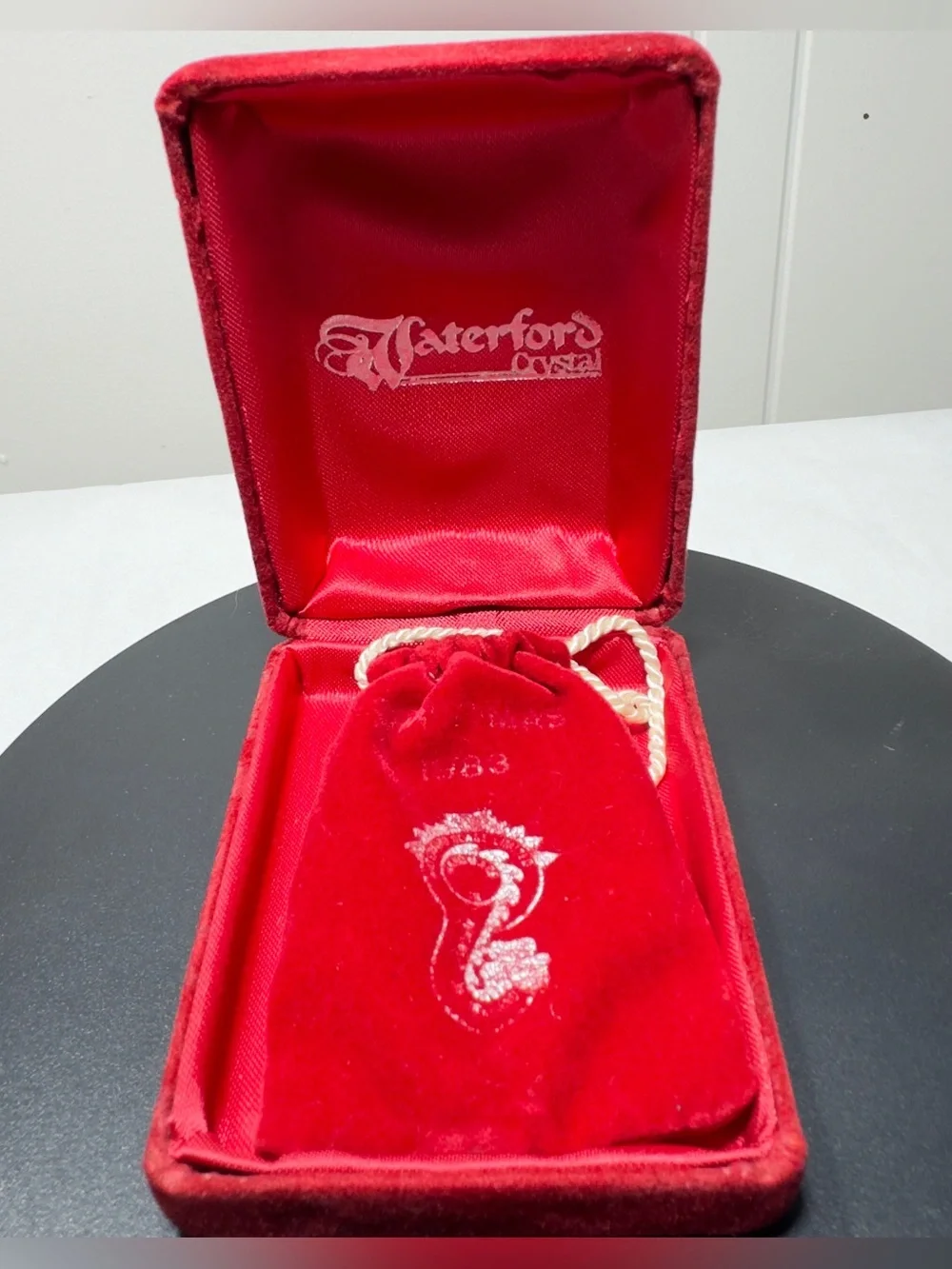 Vintage Waterford Crystal Ornament 1983 Christmas Cut Glass Holiday Gift